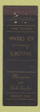 Matchbook Cover - Taylor's Aristocrat Ice Cream Memphis TN