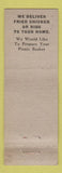 Matchbook Cover - The Rendezvous Des Moines IA restaurant