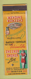 Matchbook Cover - Checker Smoker Restaurant Boston MA girlie