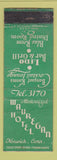 Matchbook Cover - Wauregan HOTel Norwich CT WEAR