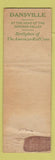 Matchbook Cover - Bastian Pharmacy Dansville NY FEDERAL LONG WORN Clara Barton