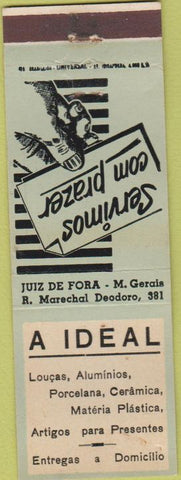 Matchbook Cover - Brazil Amuinum Plastic Ceramics