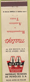 Matchbook Cover - Matep Materials Brazil