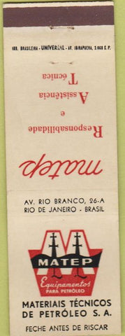 Matchbook Cover - Matep Materials Brazil
