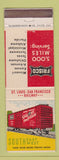 Matchbook Cover - Frisco Railroad