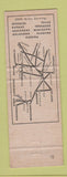 Matchbook Cover - Frisco Railroad