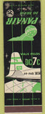 Matchbook Cover - Pan Air Airlines Brazil WORN