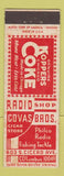Matchbook Cover - Koppers Coke Coal Covas Bros Cigars Chicago IL