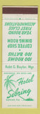 Matchbook Cover - Hotel Sebring FL