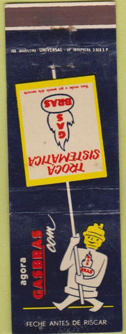 Matchbook Cover - Agora Gasbras Com propane? Brazil