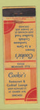Matchbook Cover - Cookie's Restaurant Chicago IL WEAR
