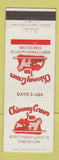 Matchbook Cover - Chimney Corner Inn Stamford CT