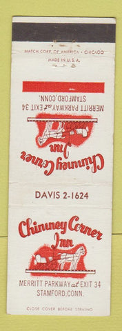 Matchbook Cover - Chimney Corner Inn Stamford CT