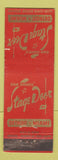 Matchbook Cover - Stage Door Detroit MI Miami FL WEAR