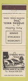 Matchbook Cover - Spinning Wheel Inn Redding Ridge CT