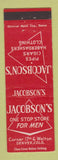 Matchbook Cover - Jacobson's Men's Clothes Denver Colorado