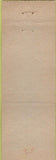 Matchbook Cover - Universal Match Brazil