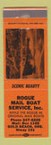 Matchbook Cover - Rogue Mail Boat Service Gold Beach OR