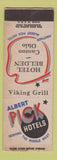 Matchbook Cover - Hotel Belden Canton OH Albert Pick SAMPLE