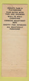 Matchbook Cover - Minnehaha Court Motel Cheyenne WY