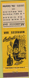 Matchbook Cover - Marrocos Bar Sta Catarina Brazil