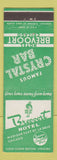 Matchbook Cover - Brevoort Hotel Chicago IL Crystal Bar