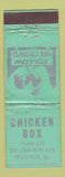 Matchbook Cover - Chicken Box Belleville IL WEAR