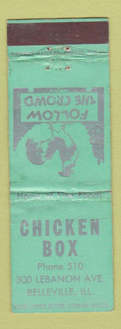 Matchbook Cover - Chicken Box Belleville IL WEAR