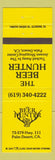 Matchbook Cover - Beer Hunter Palm Desert CA