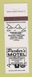 Matchbook Cover - Parker's Motel Lincoln NH