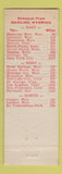Matchbook Cover - Willow Inn Rawlins WY Chinese