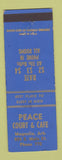 Matchbook Cover - Peace Court Motel Cafe Magnolia AR