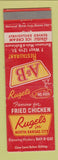 Matchbook Cover - Rugel's Fried Chicken North Kansas City MO