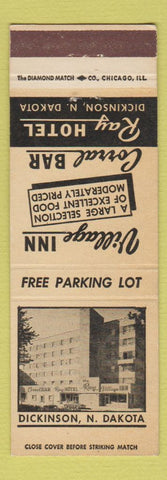 Matchbook Cover - Village Inn Dickinson ND