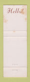 Matchbook Cover - Holland House Hoxsie RI