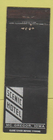 Matchbook Cover - Scenic Hotel McGregor IA