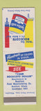 Matchbook Cover - Rockcote Paint Spectro Matic Rockford IL
