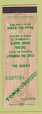 Matchbook Cover - Motel Town and Country Tucson AZ