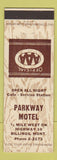 Matchbook Cover - Parkway Motel Billings MT