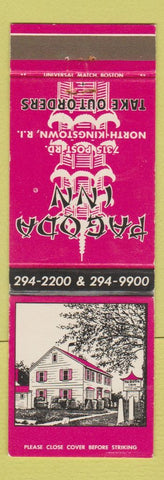 Matchbook Cover - Pagoda Inn Chinese Food North Kingstown RI
