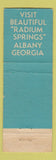 Matchbook Cover - Daniel Ashley Hotel Valdosta GA Gordon Albany GA