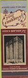 Matchbook Cover - Vanderbilt Hotel New York City