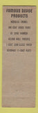 Matchbook Cover - Devoe Paints Devoe and Raynolds Sioux City IA