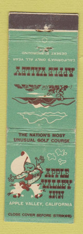 Matchbook Cover - Apple Valley Inn CA WEAR