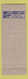 Matchbook Cover - DS Thomas Pontiac Bridgewater VA