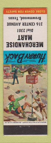 Matchbook Cover - Merchandise Mart Brownwood TX