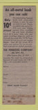 Matchbook Cover - Pennzoil Motor Oil