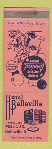 Matchbook Cover - Hotel Belleville IL WEAR