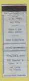 Matchbook Cover - Walter's Inn Fulton NY WEAR