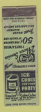 Matchbook Cover - Empire Ice Cubes New York City WORN